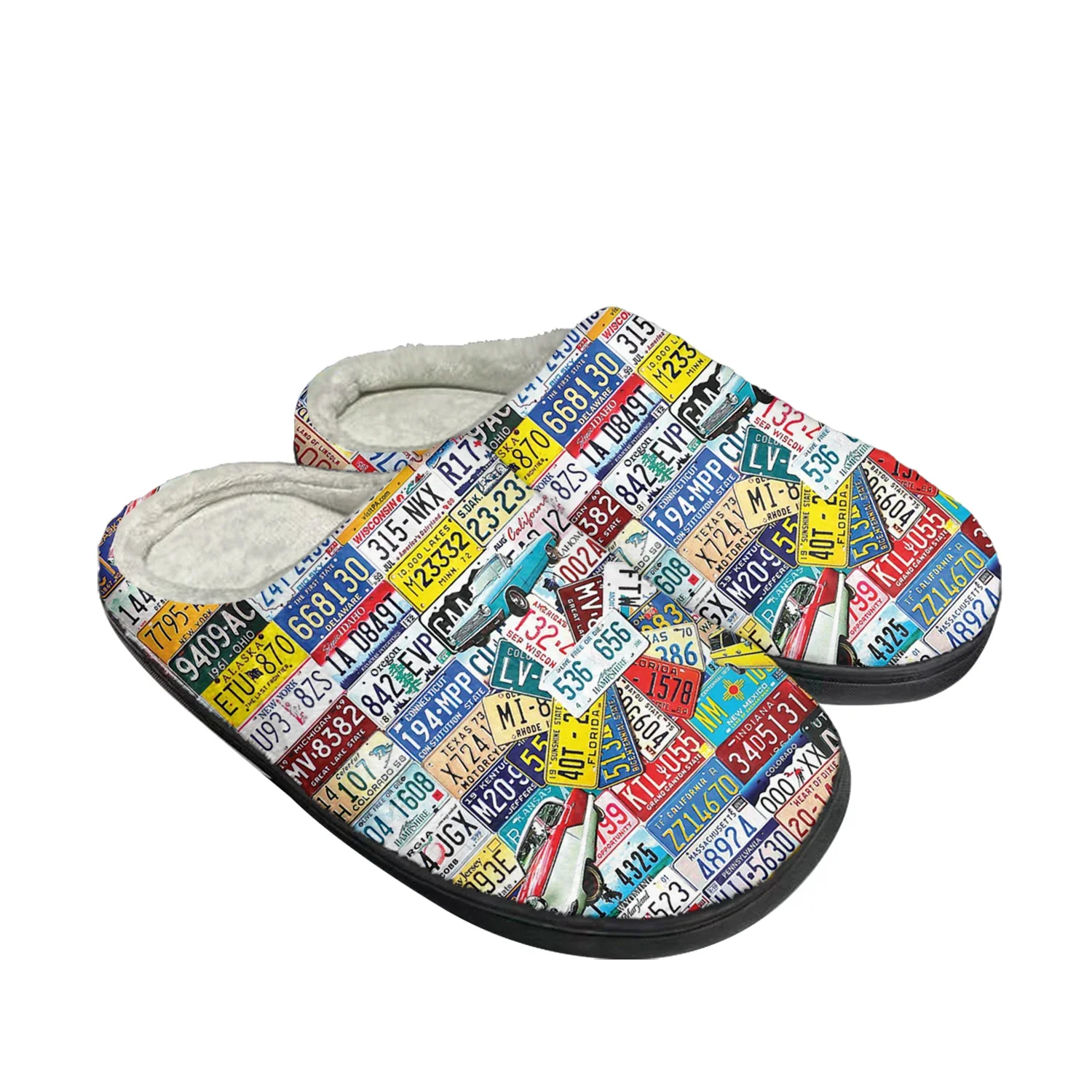Sewing Custom - License Car Plate Number Retro Novelty
