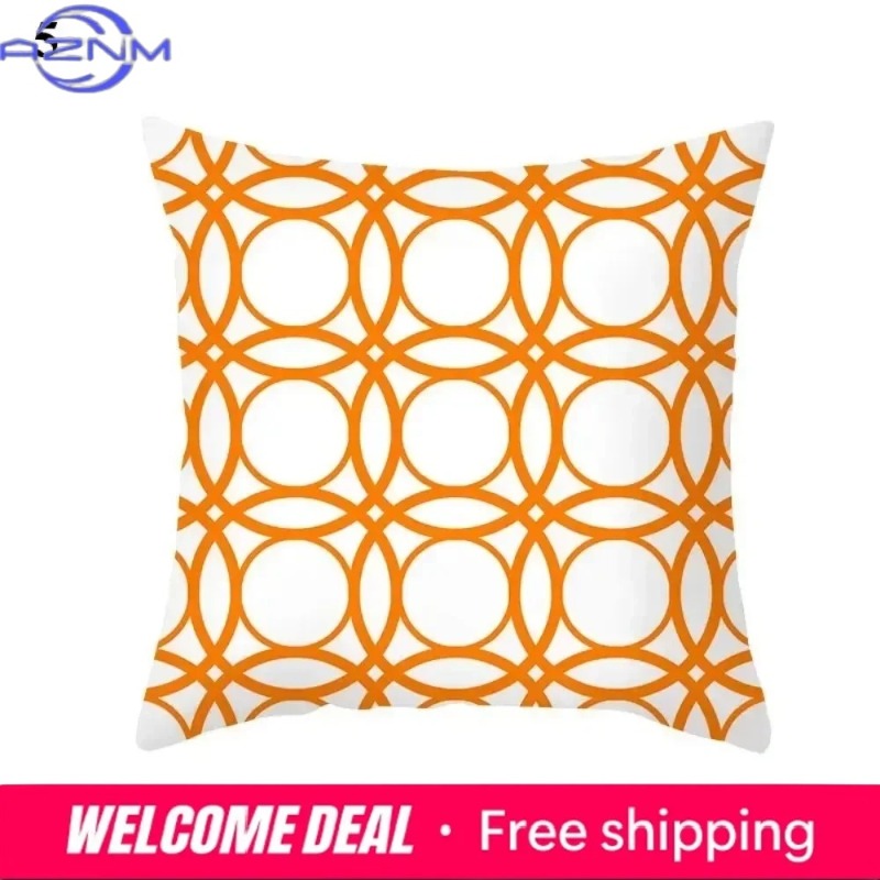 Boho Orange Abstract Cushion C - огляд і ціна Century Textile & Sewing Supply