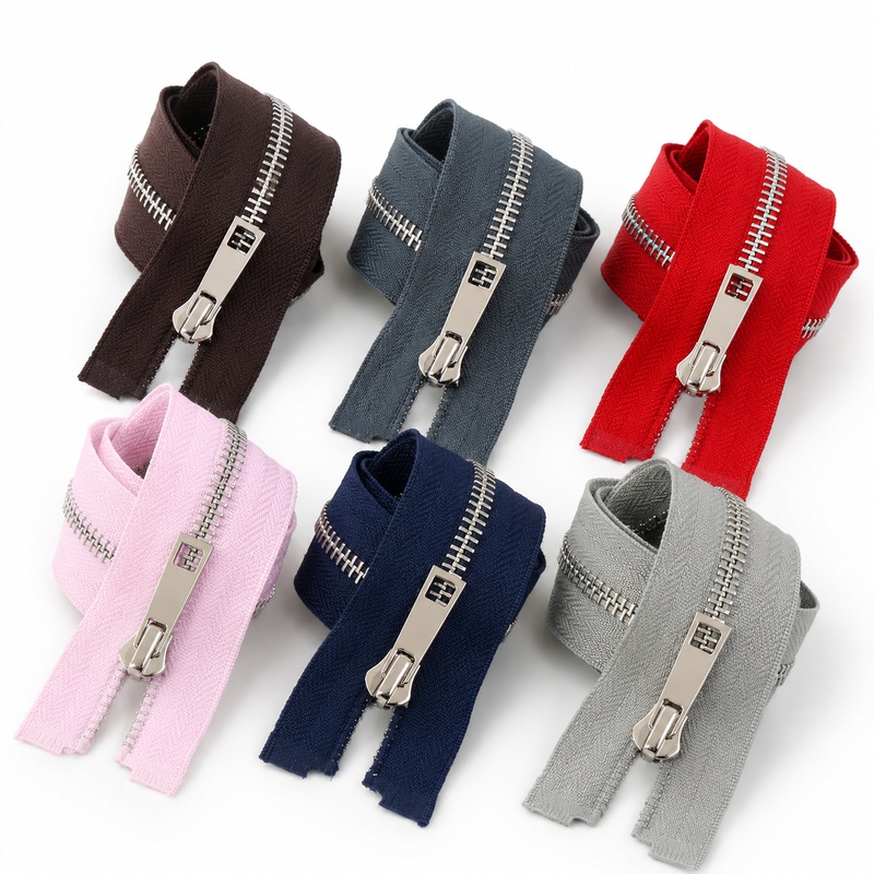 5/10Pcs 40-80Cm 5# Metal Zippe - огляд і ціна Sewing Front Zipper