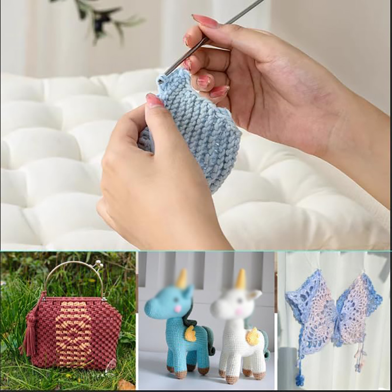 4 Pcs Stainless Steel Crochet  - огляд і ціна Textile Sewing Kit