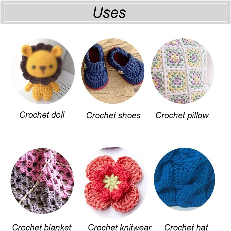 4 Pcs Stainless Steel Crochet  - огляд і ціна Textile Sewing Kit