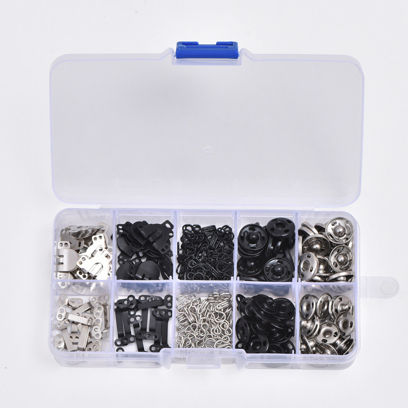 [E] Sewing Hooks And Eyes Set  - огляд і ціна Textile Sewing Kit