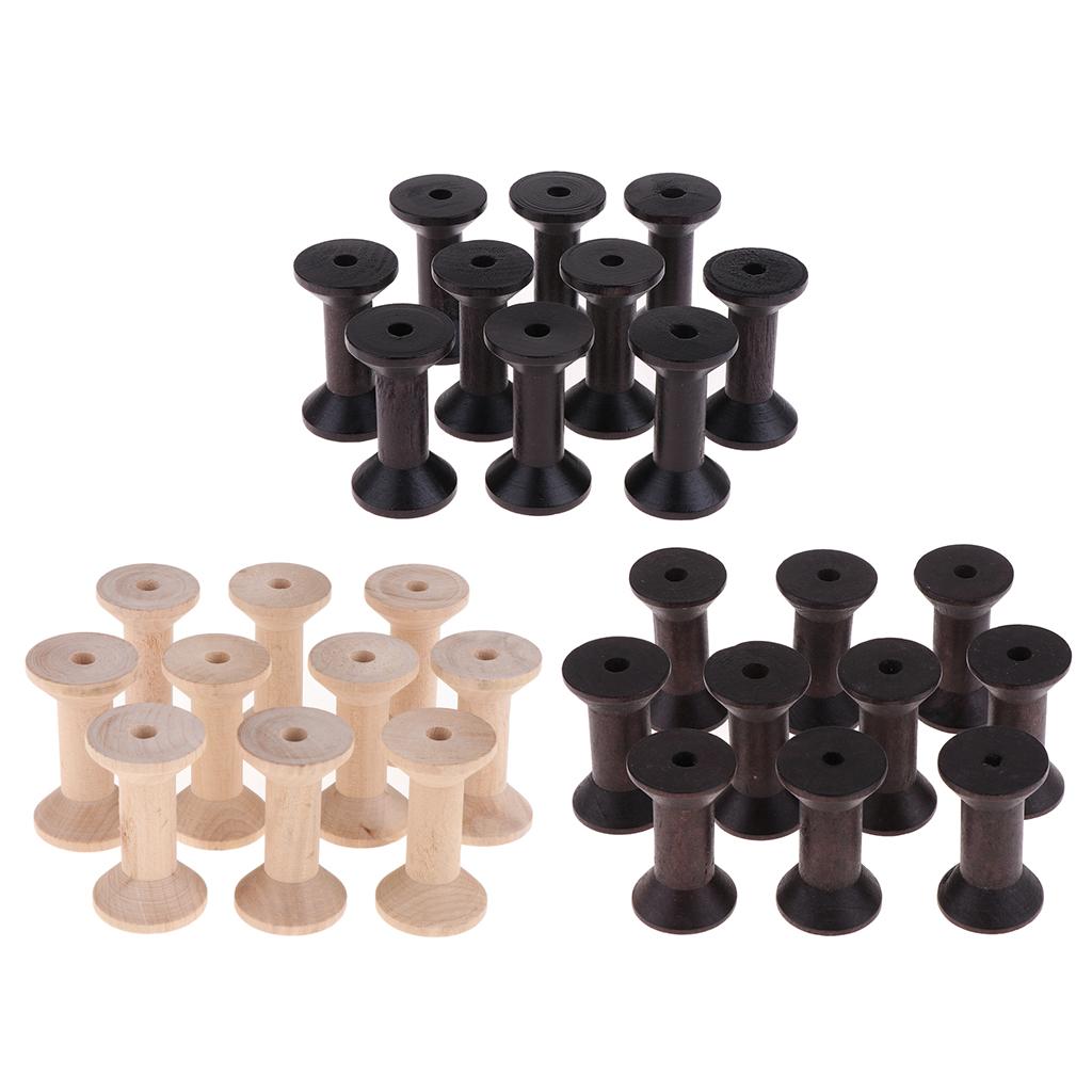 Smooth Vintage Wood Spools Emp - огляд і ціна Thread Bobbins Empty