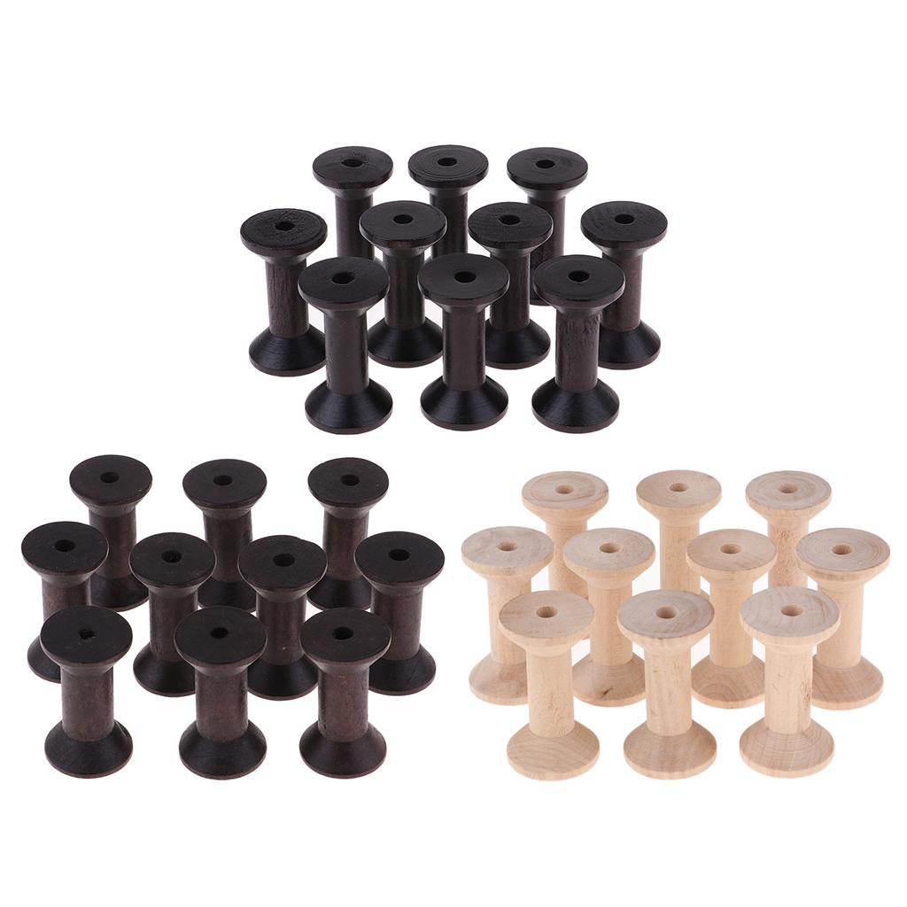 Smooth Vintage Wood Spools Emp - огляд і ціна Thread Bobbins Empty