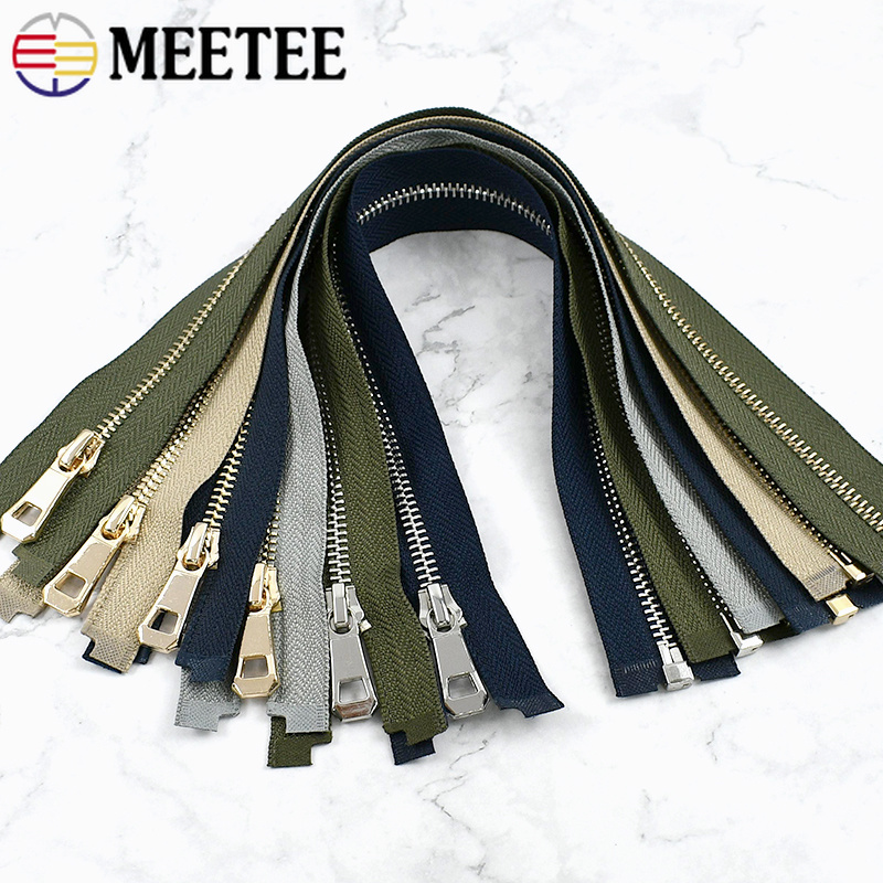 1/2/5Pcs 5# 35-85cm Metal Open - огляд і ціна Sewing Front Zipper