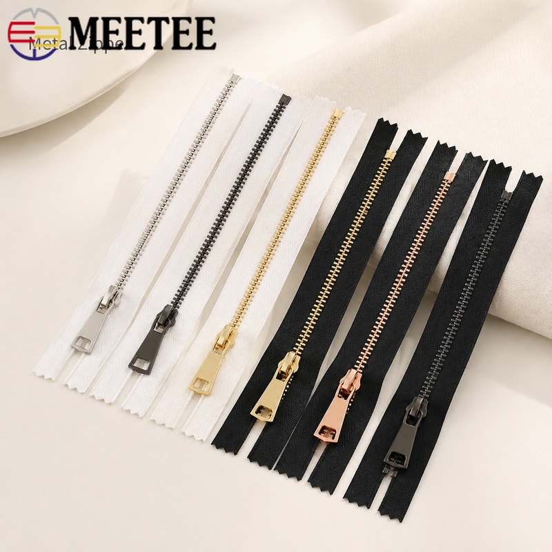 5Pcs 5# 15-80cm Metal Zippers  - огляд і ціна Sewing Front Zipper