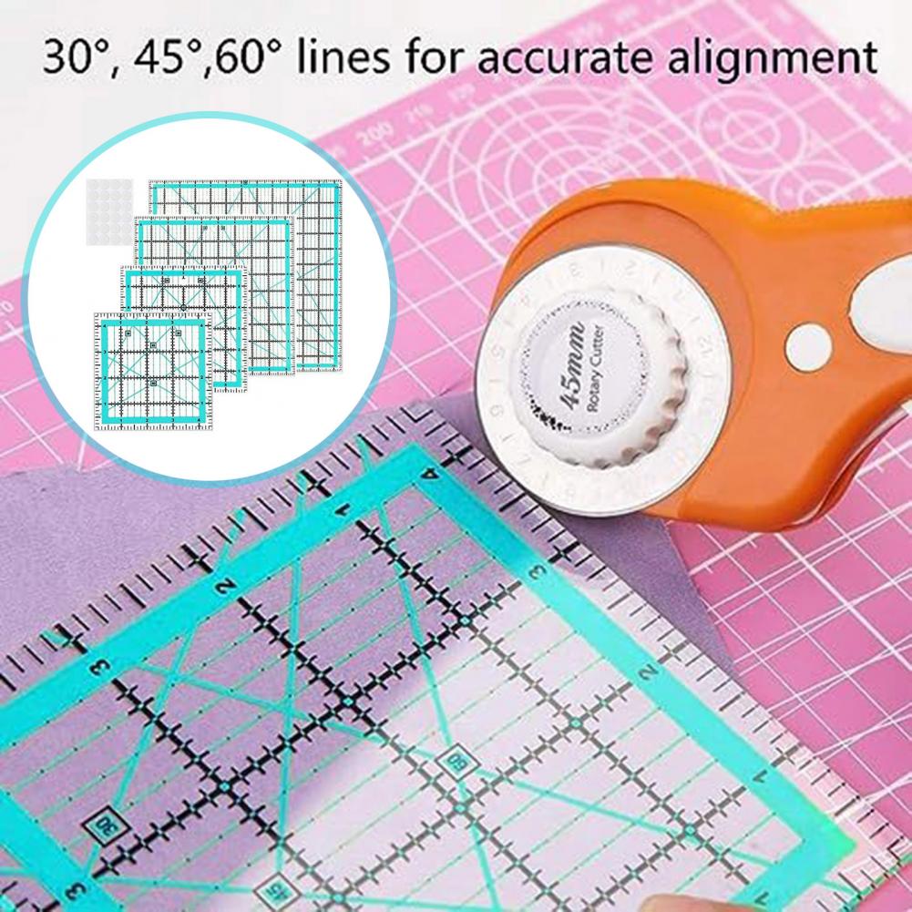 4Pcs Acrylic Quilting Ruler Sq - огляд і ціна Quilting Ruler Square