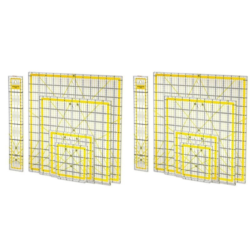 10 Pack Acrylic Quilting Ruler - огляд і ціна Quilting Ruler Square