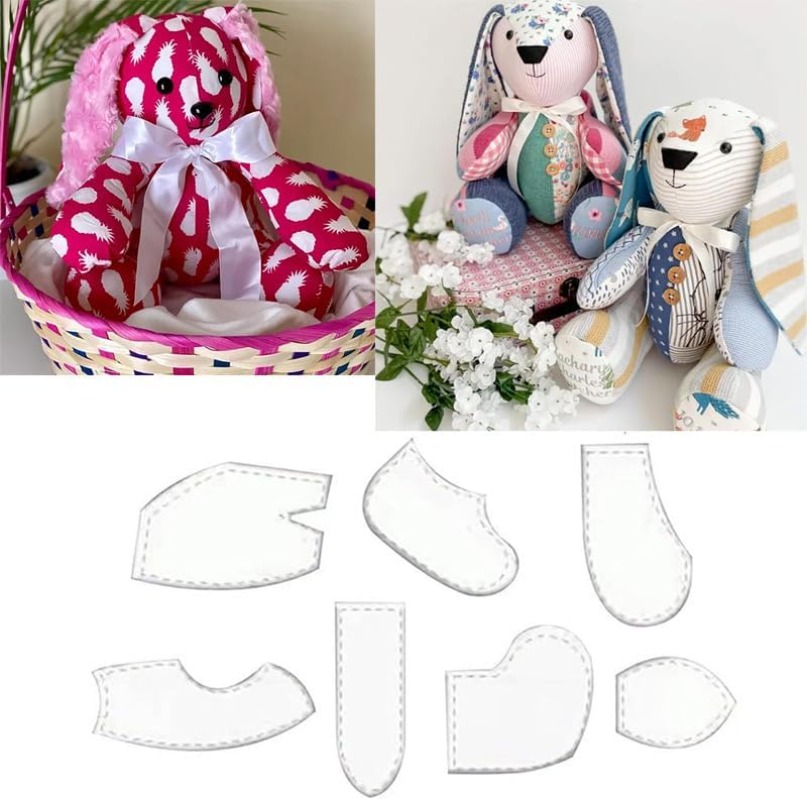 7Pcs Memory Rabbit Acrylic Qui - огляд і ціна Quilting Ruler Square