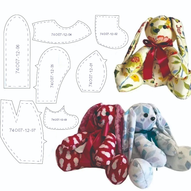 7Pcs Memory Rabbit Acrylic Qui - огляд і ціна Quilting Ruler Square