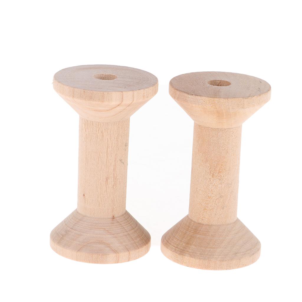 Wooden Empty Spools Vintage Bo - огляд і ціна Thread Bobbins Empty