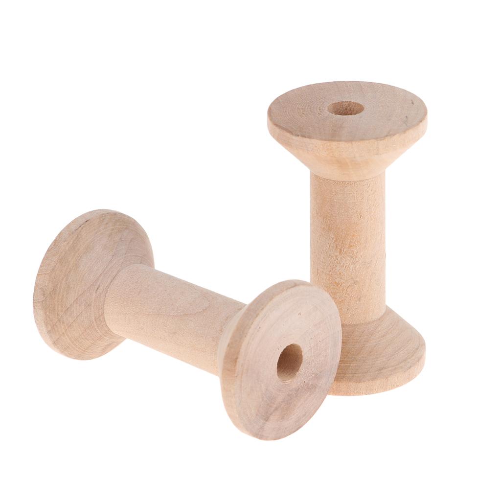 Wooden Empty Spools Vintage Bo - огляд і ціна Thread Bobbins Empty