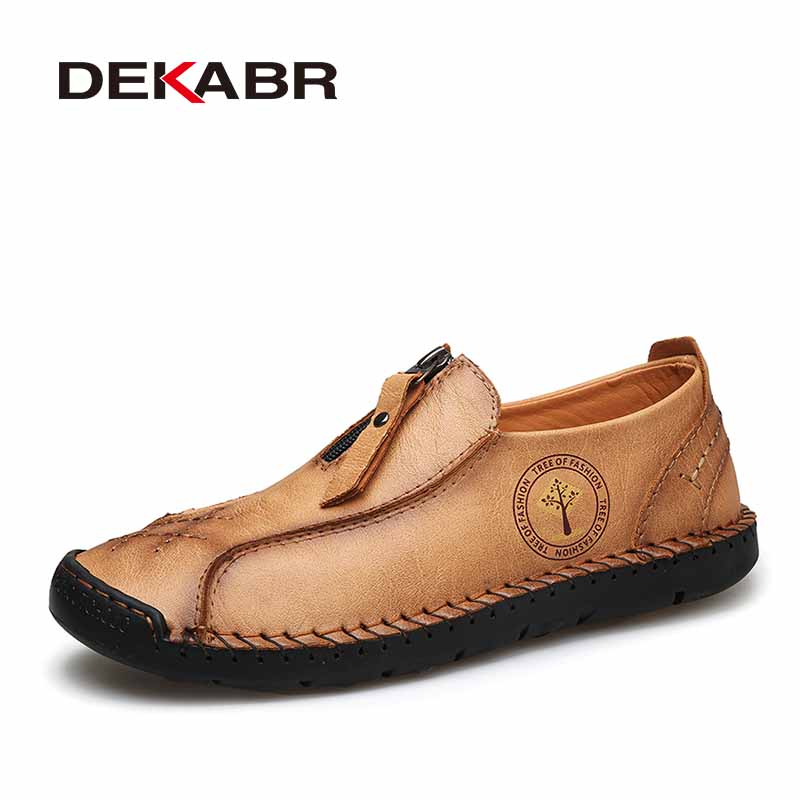 DEKABR Autumn Spring Men Genui - огляд і ціна Sewing Front Zipper